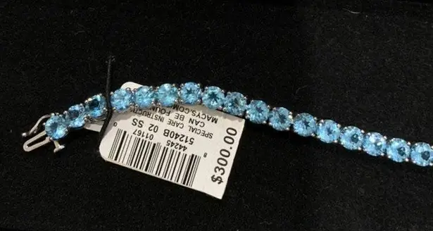 Macy's Blue Topaz Bracelet 