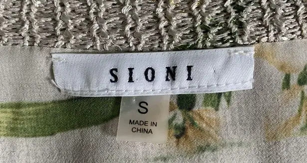 Sioni Womens Size Small Multicolor Layered Pullover Sweater Blouse