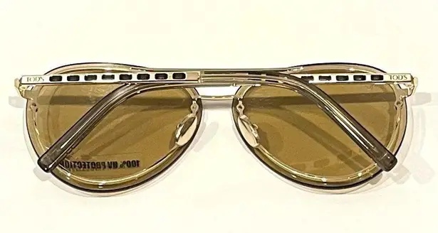 Tod's NEW Women’s 63mm Aviator Sunglasses Rose Gold