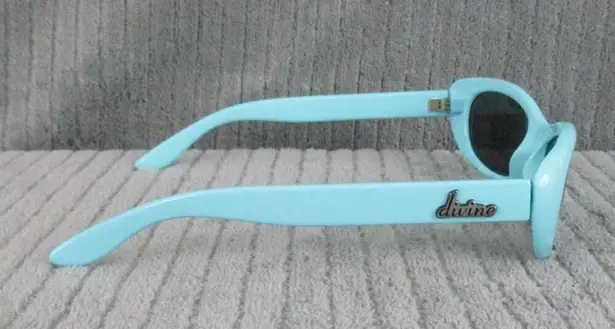 New Divine Eyewear Medusa Light Blue/Smoke Sunglasses Women's NWT Blue