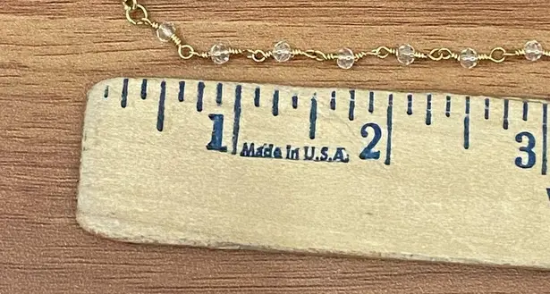 Aura Quartz Faceted Oil Perfume Bottle Pendant Beaded Necklace 20.9g