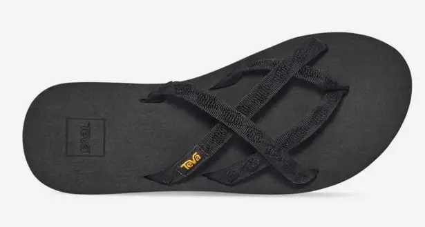 Teva | Women's Black Olowahu Flip-Flop, Size 7
