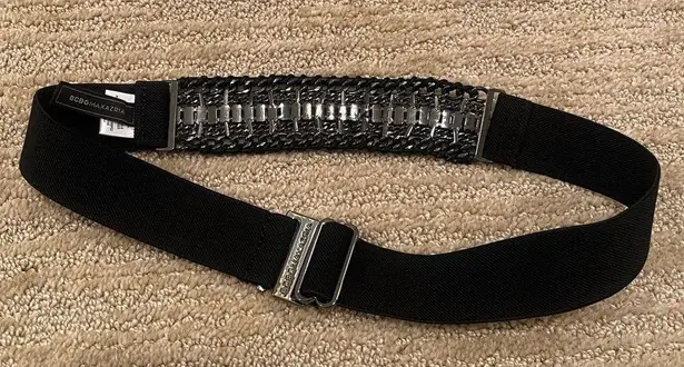 BCBGMAXAZRIA  Black and Blue Gem Chain Belt