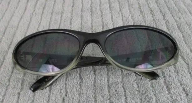 New Divine Eyewear Nyx Black To Clear Fade/Smoke Sunglasses Women's NWT