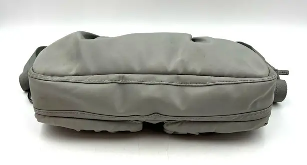 MZ Wallace Dawn Paige Crossbody Bag Gray Nylon