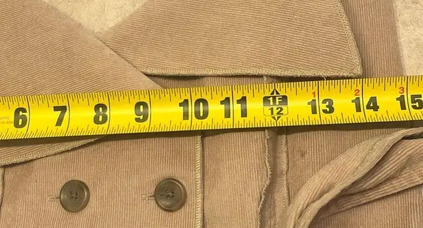 Making the Cut Deconstructed Strapless Corset halter Top size Medium corduroy