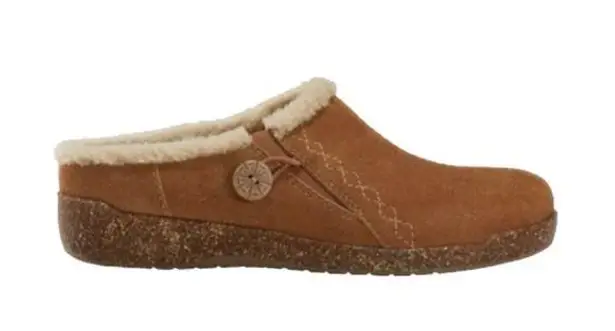 Earth Origins Johanna Suede Leather Clogs NEW Size 11