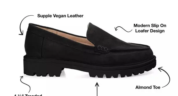 Journee Collection BLACK Tru Comfort Foam Narrow Width Erika Flats, NWT, Size 12