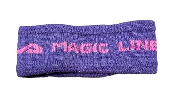 FILA Vintage 80s  Magic Line Ski Headband Purple Pink