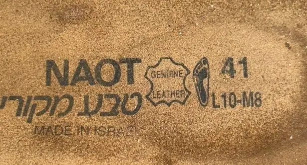 Naot Women’s Size 10 Black Strappy Buckle Cork Platform Wedge Sandals Slides