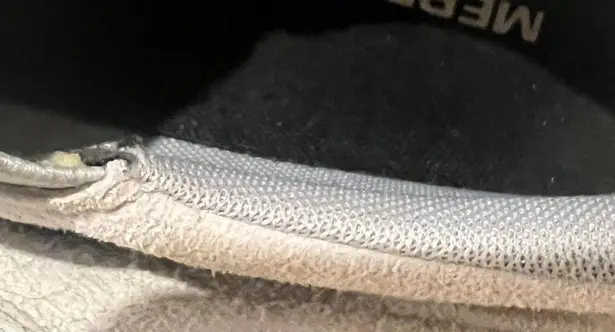 Merrell Light Gray Shoes Size 9 Smooth Suede Air Cushion