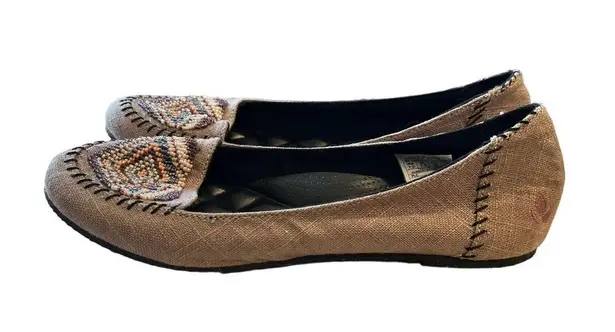 REEF Native Beads Cushioned Comfort Flats Loafer Moccasins RF-008052 Sz 7.5