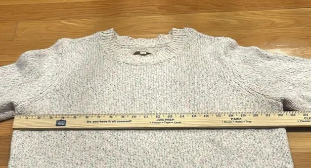 Loft  women’s crew neck speckled sweater size xlarge .