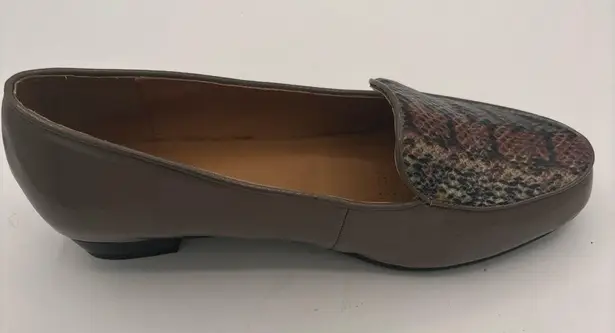 Comfortview ELENA SLIP ON WOMENS SHOES 9.5” Wide BEIGE MAN MADE PATENT MATERIAL