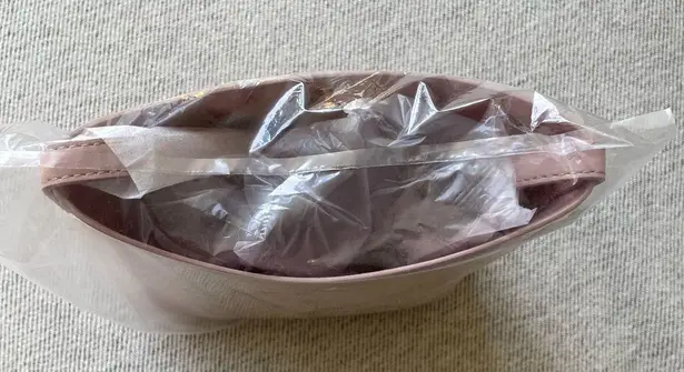 Samara Shoulder Bag Crossbody Adjustable Strap Peony Vegan Leather Valentine Pink