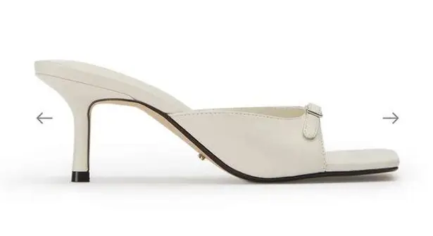 Tony Bianco Asar Dove Nappa sandals, size 6.5