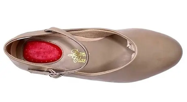 New Caramel Comfort Character Theatre Teens 4 Dance Class Heels Shoes Salsa Size undefined