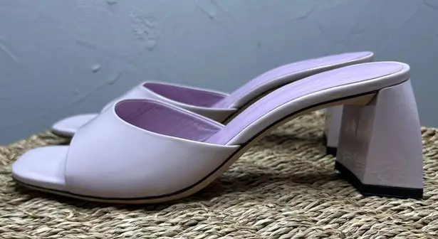 BY FAR Purple Lilac Romy Slip On Mule Sandals Size 7