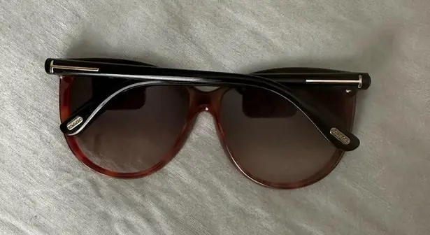 Tom Ford Josephine Sunglasses Havana Frame with Brown Lens
