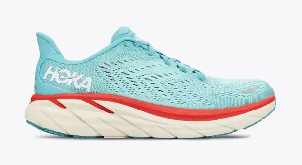 Hoka Women’s CLIFTON 8 In Aquarelle/Eggshell Blue Size 9.5D