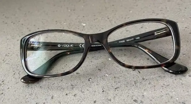 Vogue Eyeglass Frames ONLY VO 2864 W656 Tortoise Rectangular Full Rim 52 - Image 1
