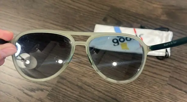 GOODR Mach G sunglasses in buzzed on the tower