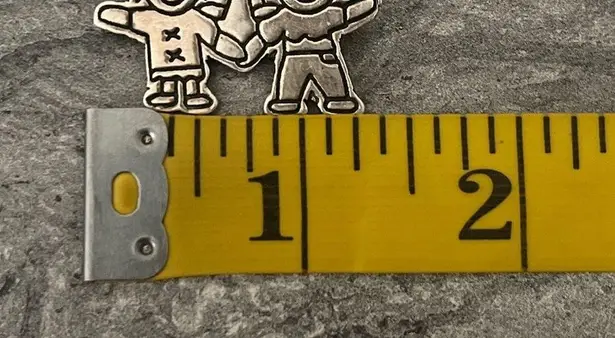 OEFS Save The Children Happy Kids Sterling? Silver Brooch Lapel Pin