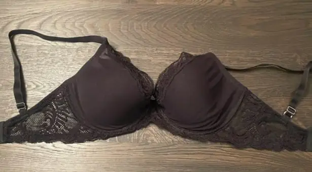 Natori Black Lace Trim Bra 32DD