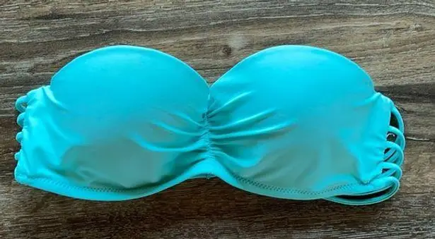 Mint Strappy Bandeau Bikini Top Size Small