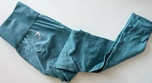 Gymshark • Vital Teal Blue Seamless Leggings Athletic Stretchy