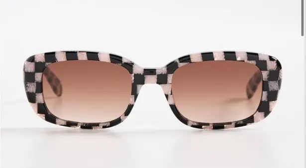 Krewe harlequin Milan rectangle sunglasses in acetate NEW