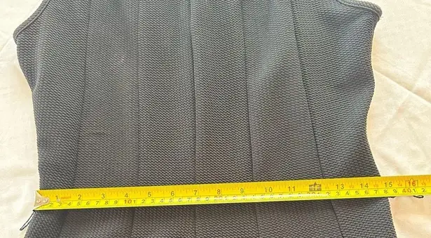 Haani Womens Black Rhinestone Round Neck Sleeveless Dress Size PS