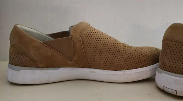 Kizik Vienna Brown Matte Nubuck Slip On Comfort Shoes Tan Size 11