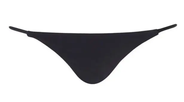 Melissa Odabash Laguna Black Resort Minimalist Bikini Bottom Italy 46 US 10