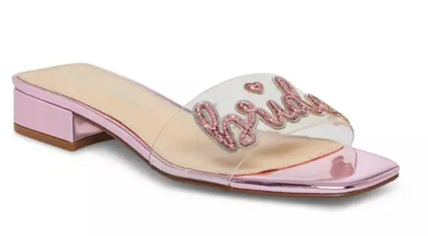 Betsey Johnson NEW  Women's Mint "Bridesmaid" Slide Sandals