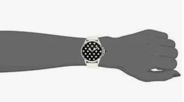 Juicy Couture 🆕 NWT  Jetsetter Polka Dot Watch Analog Display Quartz White Black