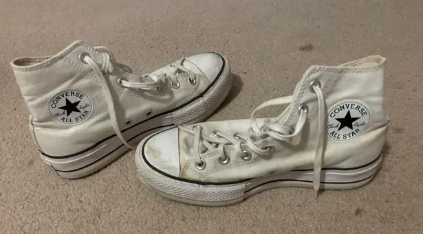 Converse White Platform  High-Top - Image 3