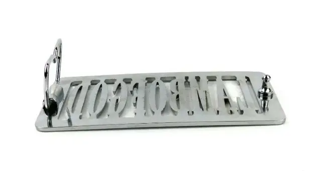 L.A.M.B. of God Chrome Metal Logo Belt Buckle 2007 Congregation Fan Club