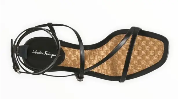Salvatore Ferragamo NIB Egadi 30 Leather Sandal