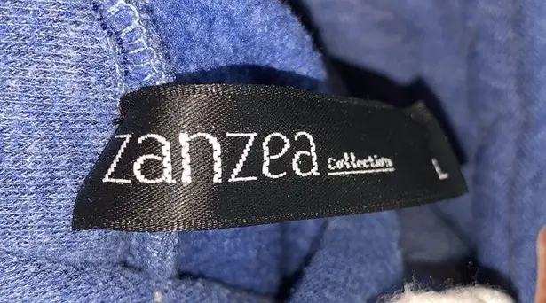 Zanzea Collection blue anchor nautical hoodie sweatshirt