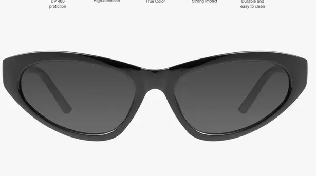 black cat eye sunglasses