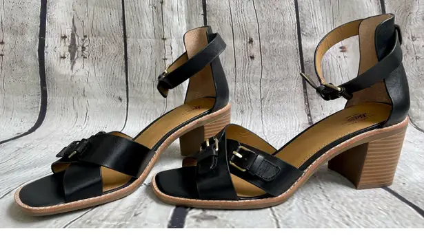 G.H. Bass &Co. Black Penelope Leather Sandals NWOB