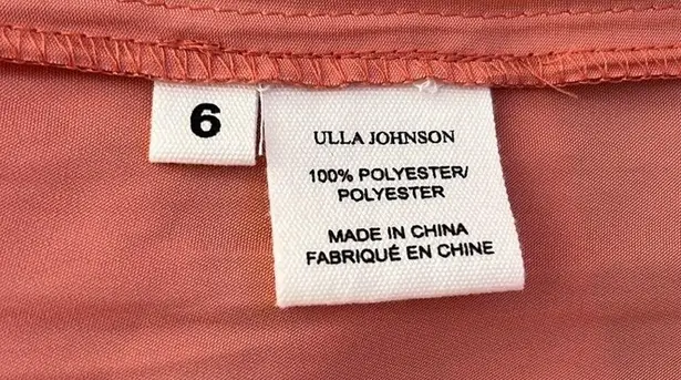 Ulla Johnson Rose colored maxi dress. Size 6