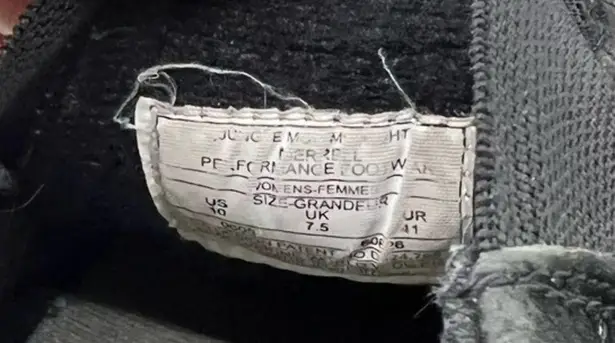 Merrell Womens 10 Jungle Moc Slip On Hiking Shoes Black Suede Low Top 60826