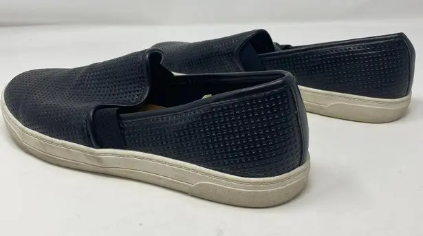 Target DV DOLCE VITA Slip On Sneakers Black Perforated  Bonded Leather Slides 8.5