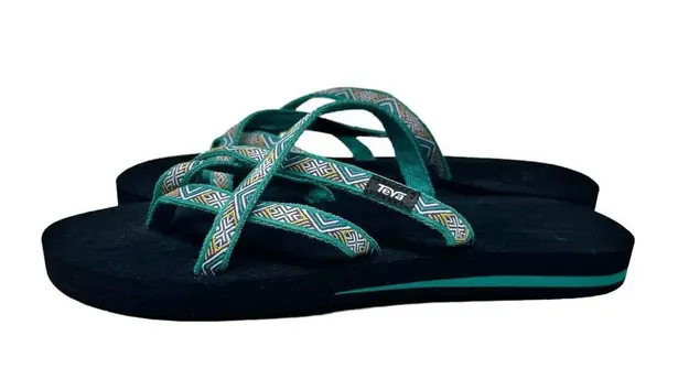 Teva Olawahu Sandals Flip Flops Blue Size 11