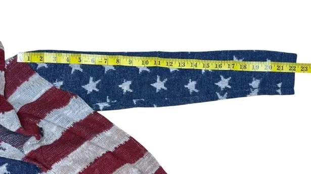 Denim & Supply Ralph Lauren American Flag Sweater Cardigan Size Medium Cotton