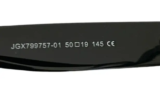 Zeelool Square Black Gold Accent Eyeglass Frame & Case JGX799757