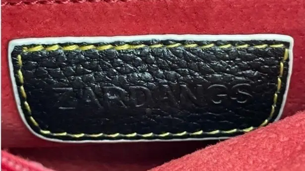 Zardangs Molly Chain Strap Black Leather Clutch Convertible Bag Purse