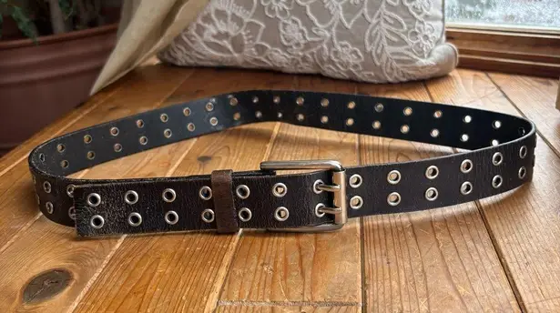 Black Leather Punk/Grunge Belt